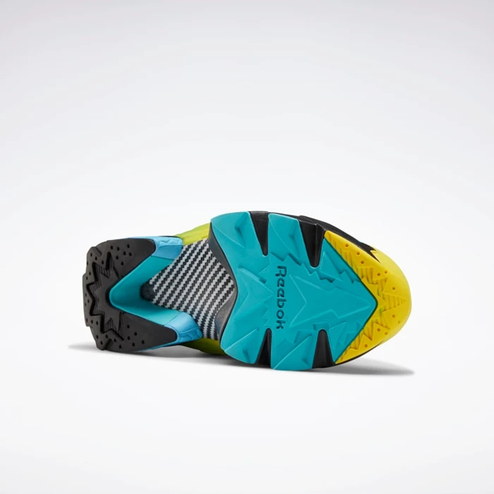 Classics Reebok Chromat Instapump Fury Panske Turquoise/Yellow/Blue | SVBTRM476