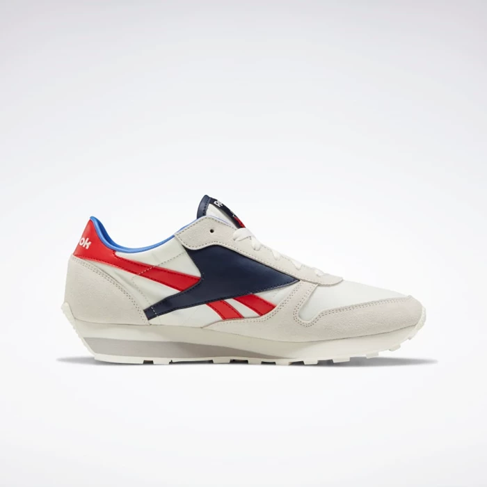 Classics Reebok Classic Leather AZ Damske Navy/Red | AFUXNZ361