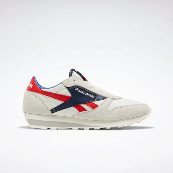 Classics Reebok Classic Leather AZ Damske Navy/Red | AFUXNZ361