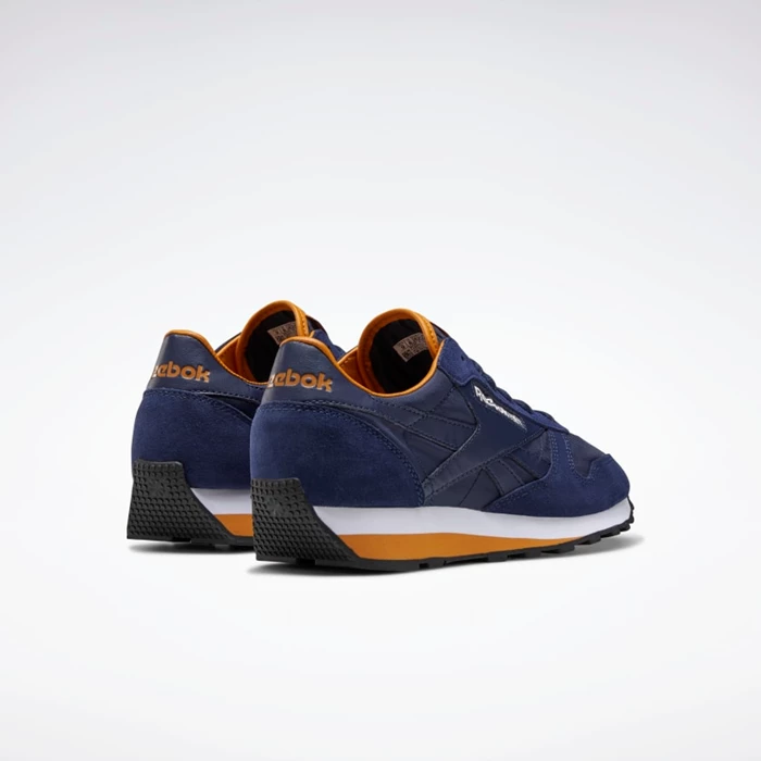 Classics Reebok Classic Leather AZ Damske Navy/White | SARGEW408