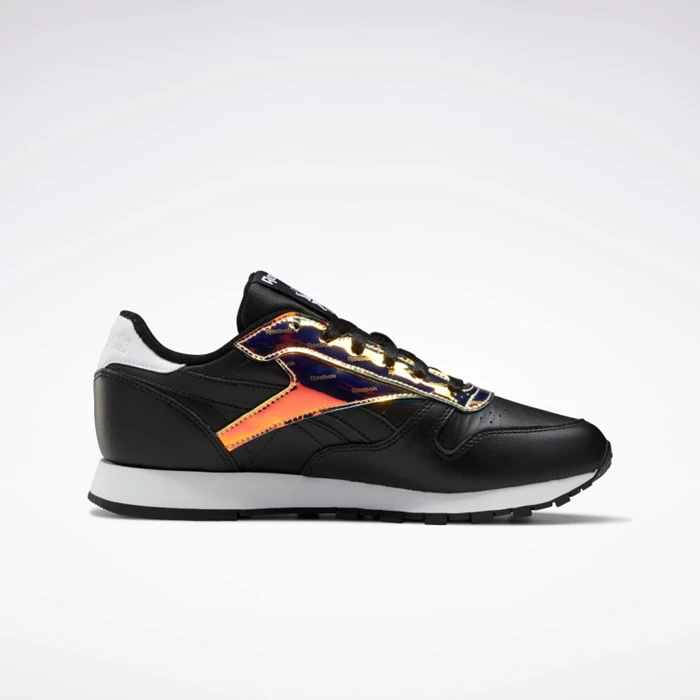 Classics Reebok Classic Leather Damske Black/White/Black | AMVCGL975