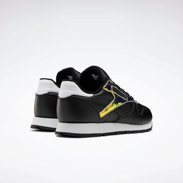 Classics Reebok Classic Leather Damske Black/White/Black | AMVCGL975