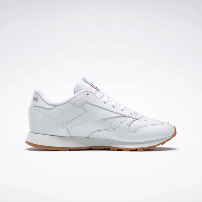 Classics Reebok Classic Leather Damske Biele | HXEVYF123