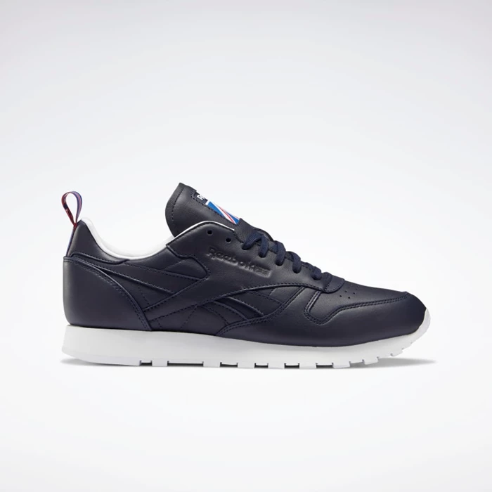 Classics Reebok Classic Leather Damske Navy/White/Red | TLJEOW162