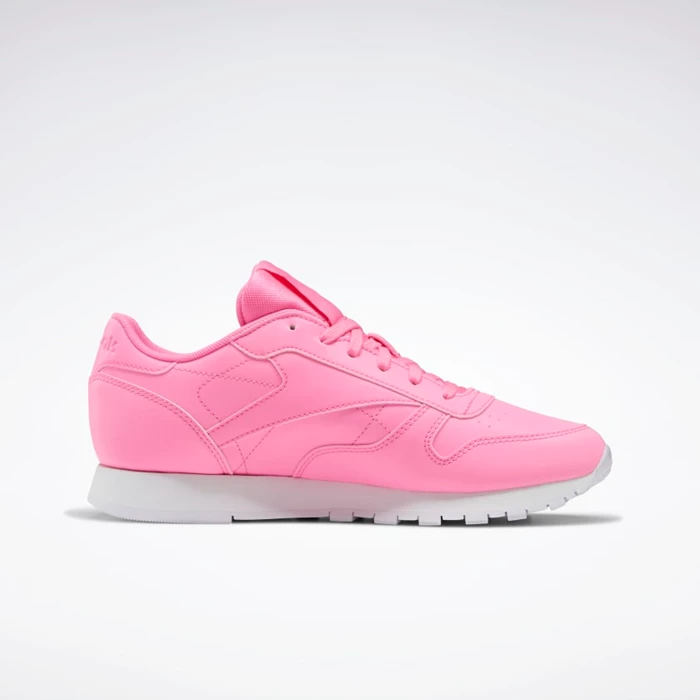 Classics Reebok Classic Leather Damske Pink/Pink/White | RIOTQY845