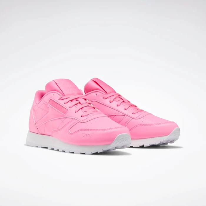 Classics Reebok Classic Leather Damske Pink/Pink/White | RIOTQY845