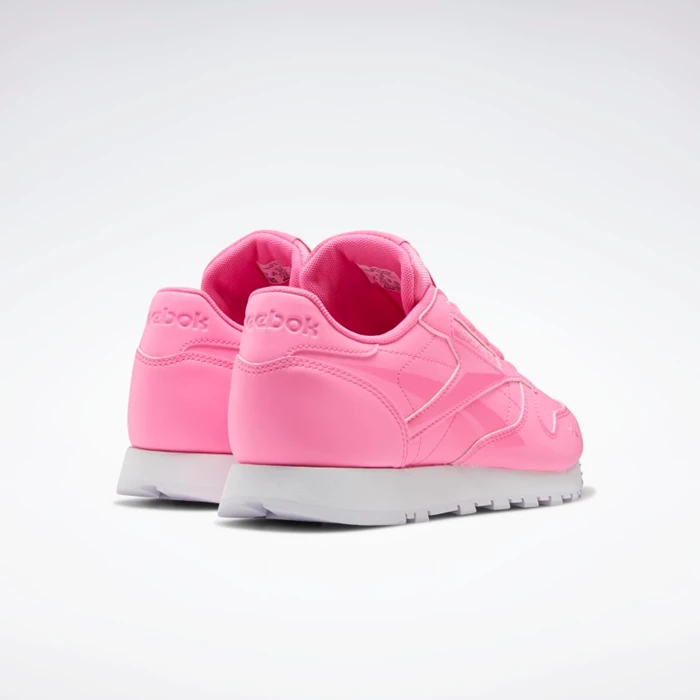 Classics Reebok Classic Leather Damske Pink/Pink/White | RIOTQY845