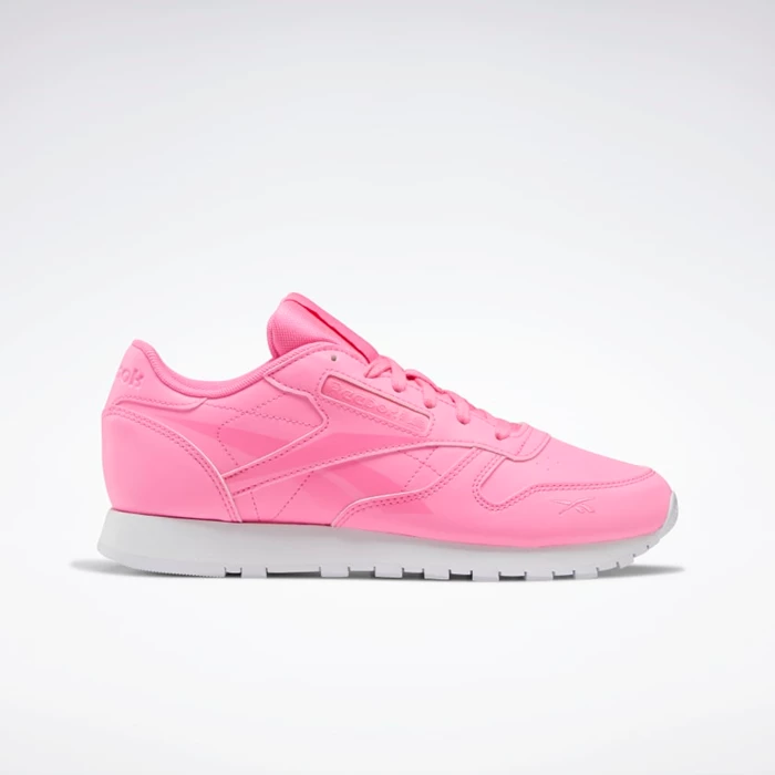 Classics Reebok Classic Leather Damske Pink/Pink/White | RIOTQY845