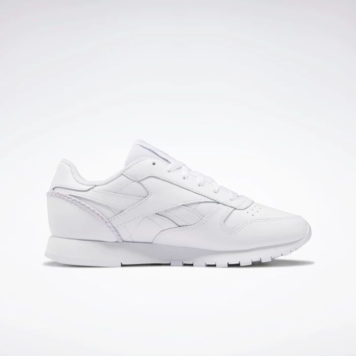 Classics Reebok Classic Leather Damske White/White | HCNQKD572