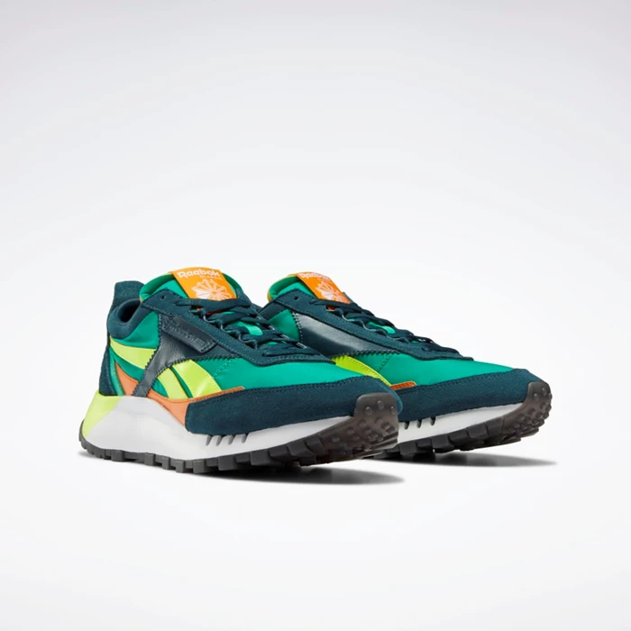 Classics Reebok Classic Leather Legacy Panske Blue/Green/Yellow | EROYBF865