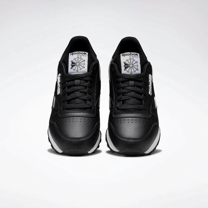 Classics Reebok Classic Leather Panske Black/White/White | KSDTOQ031