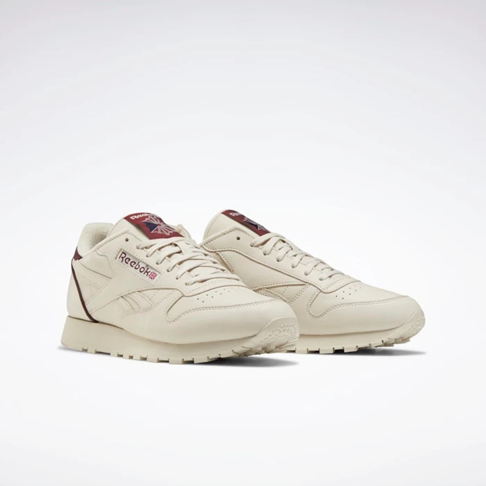 Classics Reebok Classic Leather Panske Burgundy/Navy | MWHTGB850