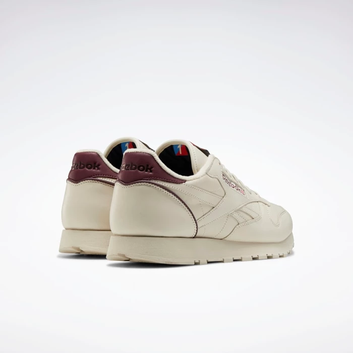 Classics Reebok Classic Leather Panske Burgundy/Navy | MWHTGB850