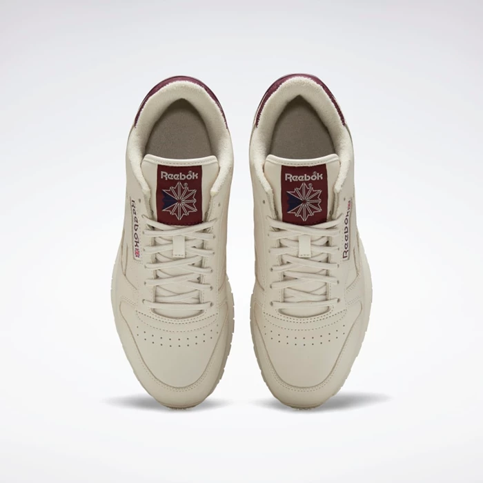 Classics Reebok Classic Leather Panske Burgundy/Navy | MWHTGB850