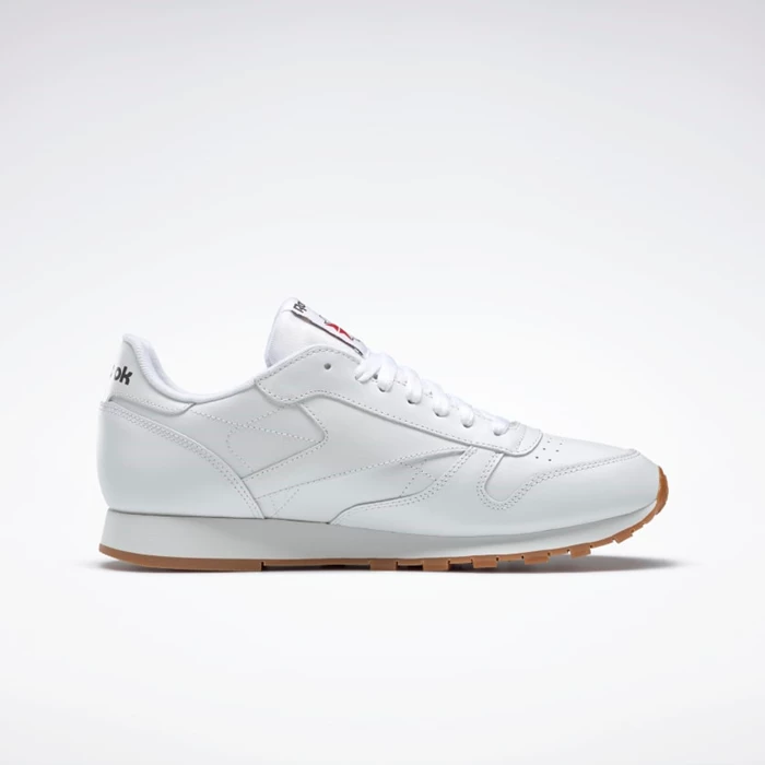 Classics Reebok Classic Leather Panske Biele | TBEAQV950