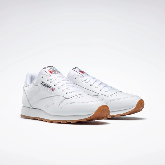 Classics Reebok Classic Leather Panske Biele | TBEAQV950