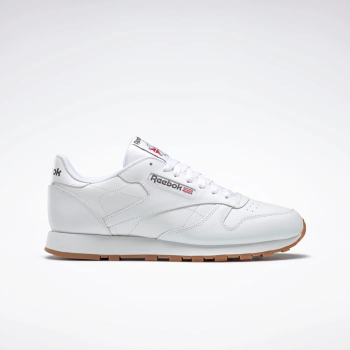 Classics Reebok Classic Leather Panske Biele | TBEAQV950