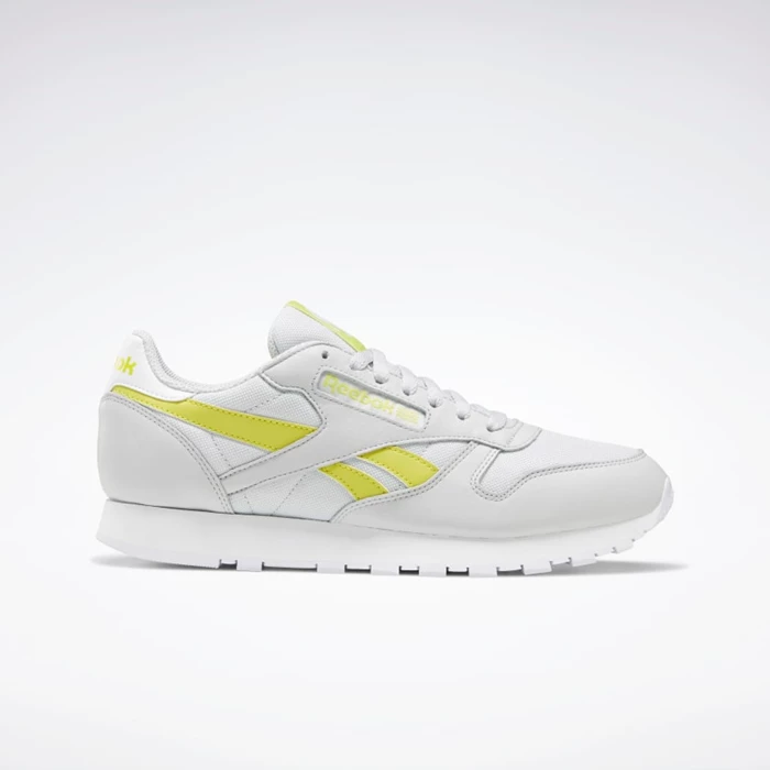 Classics Reebok Classic Leather Panske Grey/White | FTXVQL325