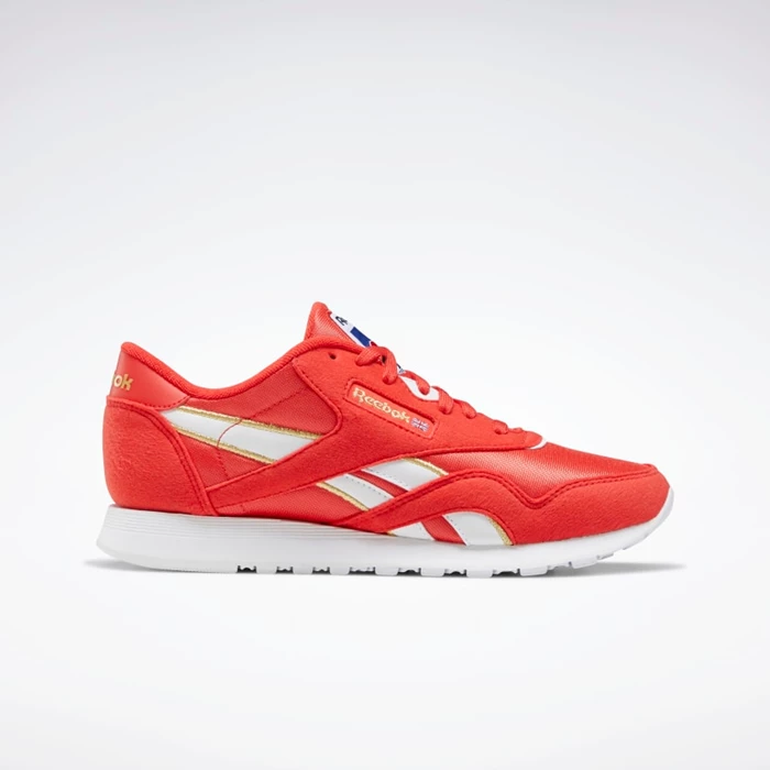 Classics Reebok Classic Nylon Damske Red/White/Red | VPYGIC672