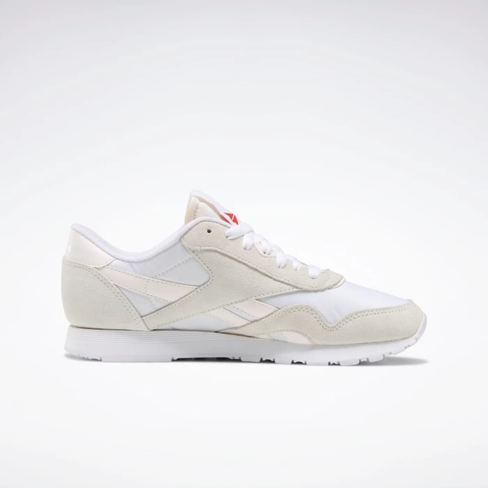 Classics Reebok Classic Nylon Damske White/Pink | ILFBZC431