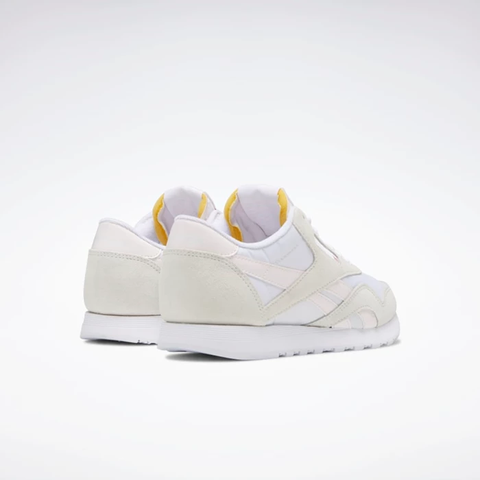 Classics Reebok Classic Nylon Damske White/Pink | ILFBZC431