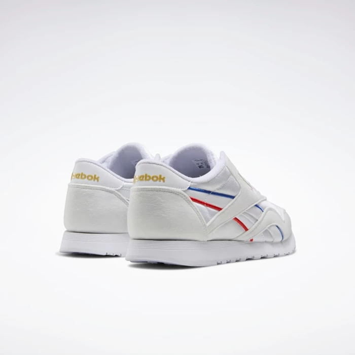 Classics Reebok Classic Nylon Damske White/Red/Blue | SOTCXN795