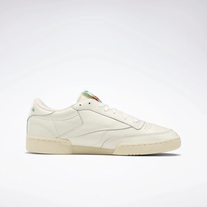 Classics Reebok Club C 1985 TV Damske White/Green | CPHYDX869