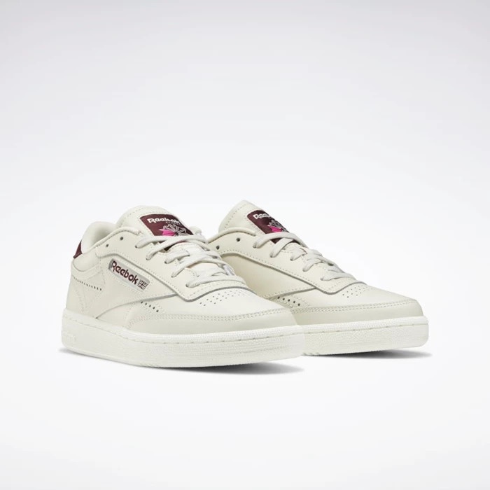 Classics Reebok Club C 85 Damske Bordove | FMSLRI360