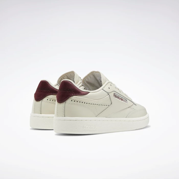 Classics Reebok Club C 85 Damske Bordove | FMSLRI360