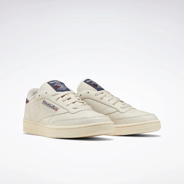 Classics Reebok Club C 85 Damske Navy/Burgundy | UJONVX825