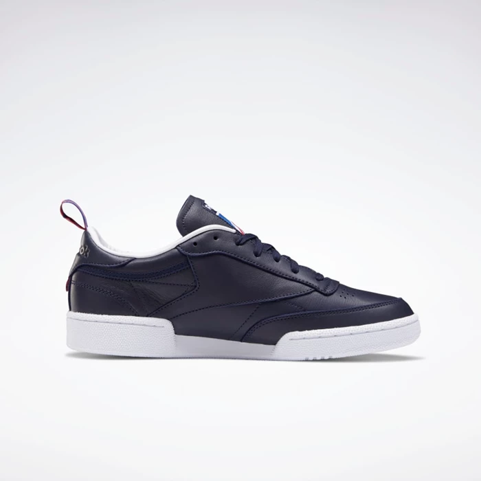 Classics Reebok Club C 85 Damske Navy/White/Red | BEFHQV923