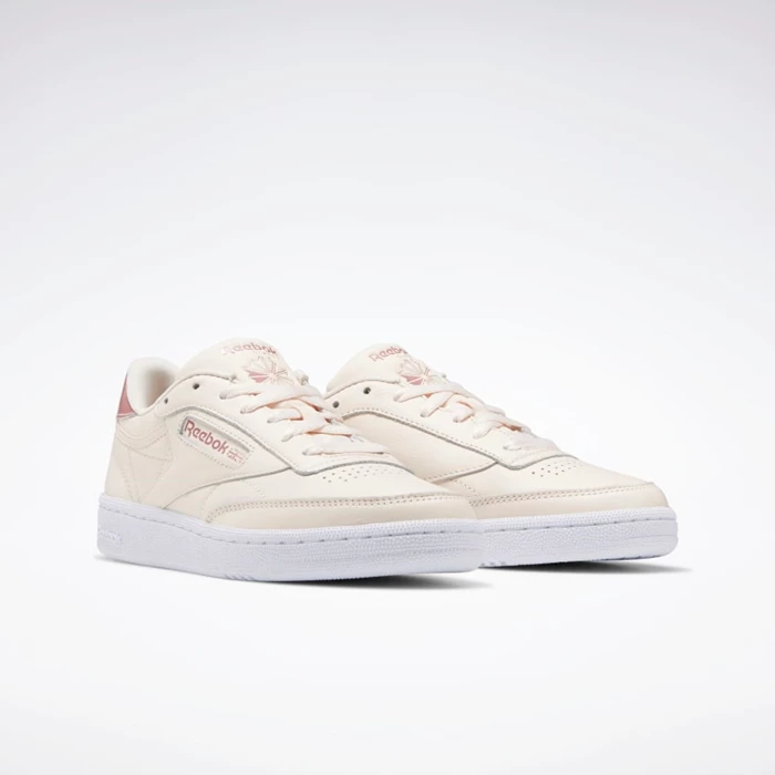 Classics Reebok Club C 85 Damske Pink/White | HZCUJT367