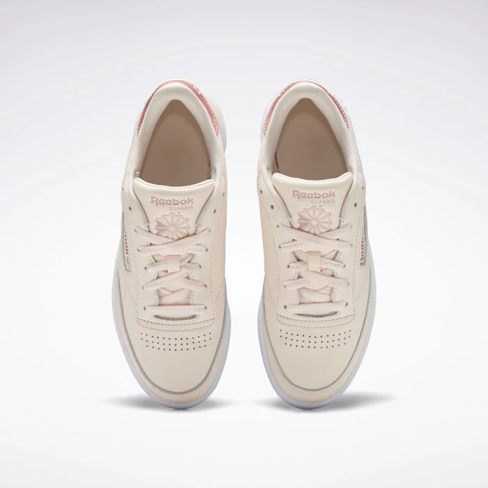 Classics Reebok Club C 85 Damske Pink/White | HZCUJT367