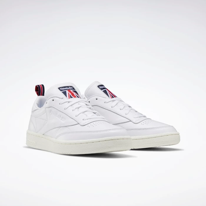 Classics Reebok Club C 85 Damske White/Navy | GNDTZR695