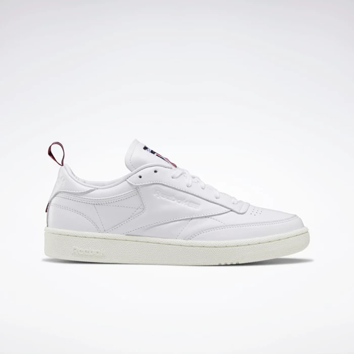 Classics Reebok Club C 85 Damske White/Navy | GNDTZR695