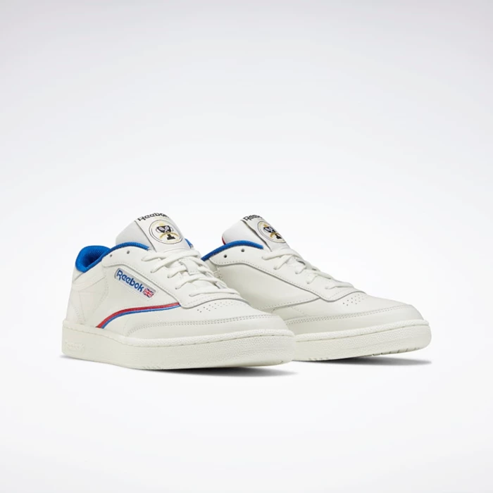 Classics Reebok Club C 85 Panske Blue/Red | EKTGRN583