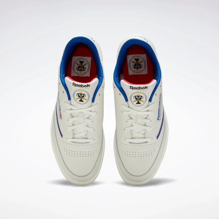 Classics Reebok Club C 85 Panske Blue/Red | EKTGRN583