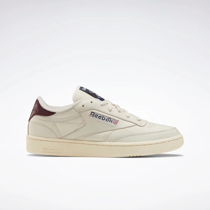 Classics Reebok Club C 85 Panske Navy/Burgundy | GSFCIX726