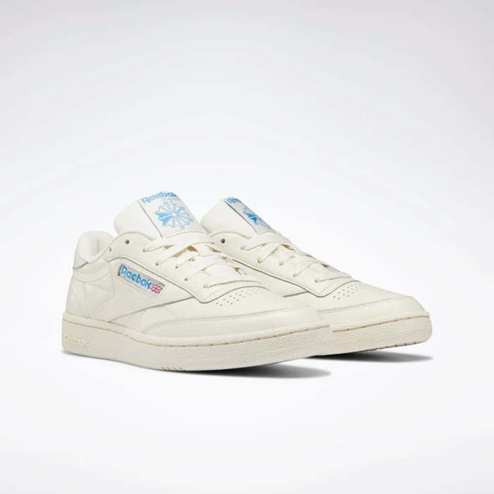 Classics Reebok Club C 85 Panske White/Blue | KEJRNA289