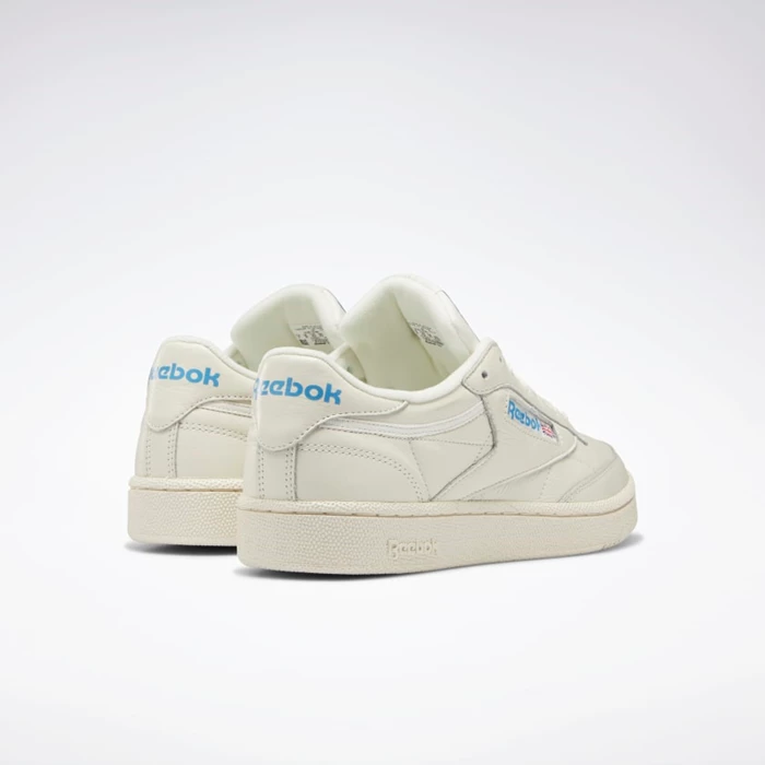 Classics Reebok Club C 85 Panske White/Blue | KEJRNA289