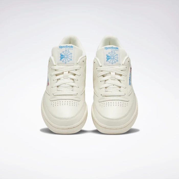 Classics Reebok Club C 85 Panske White/Blue | KEJRNA289