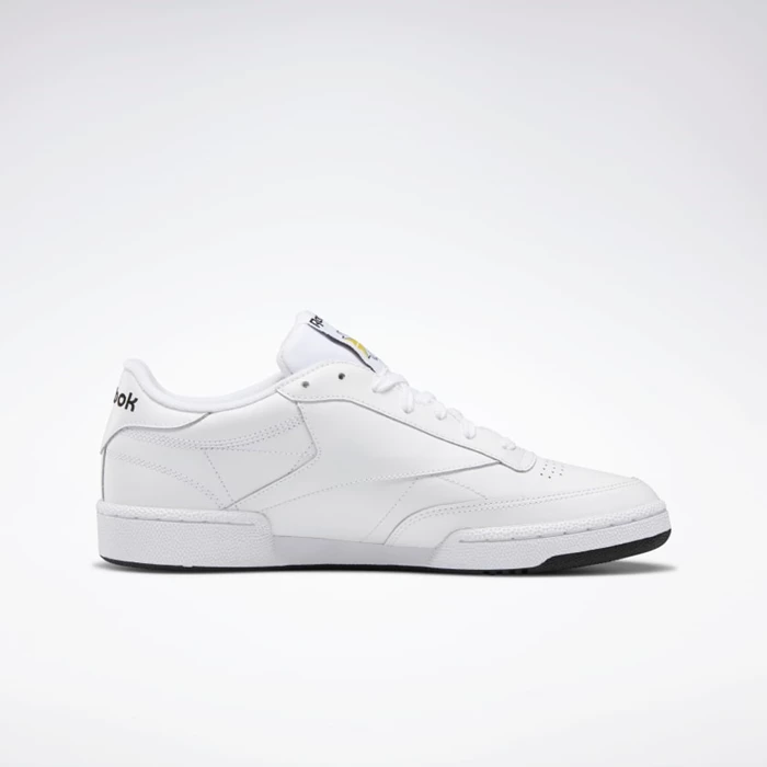 Classics Reebok Club C 85 Panske White/Black/Yellow | XTMYGO486