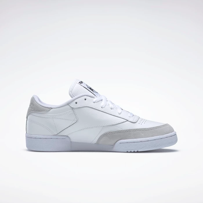 Classics Reebok Club C 85 Panske White/Grey/White | HVIFAL547