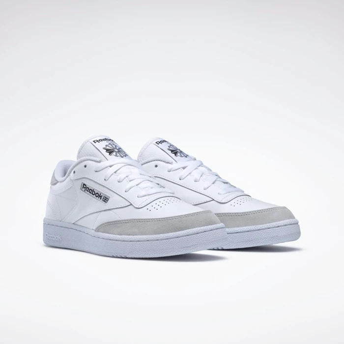 Classics Reebok Club C 85 Panske White/Grey/White | HVIFAL547