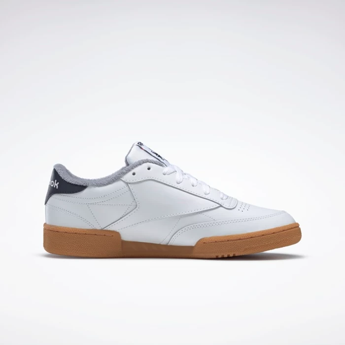 Classics Reebok Club C 85 Panske White/Red/Navy | CAUHDX917