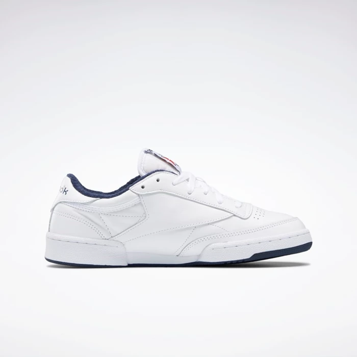 Classics Reebok Club C 85 Panske White/White/Navy | LVIEQC894