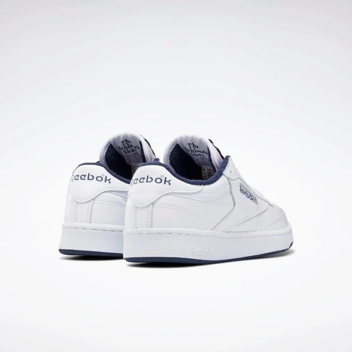 Classics Reebok Club C 85 Panske White/White/Navy | LVIEQC894