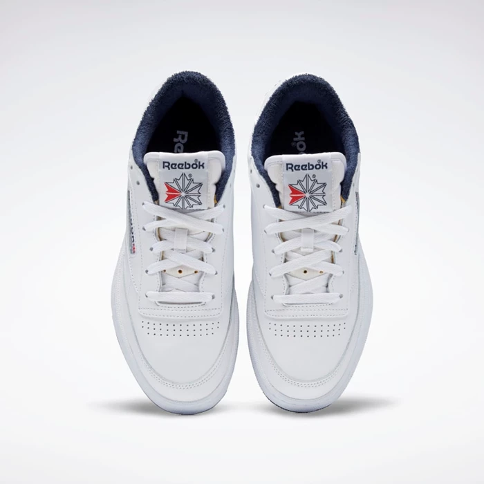 Classics Reebok Club C 85 Panske White/White/Navy | LVIEQC894