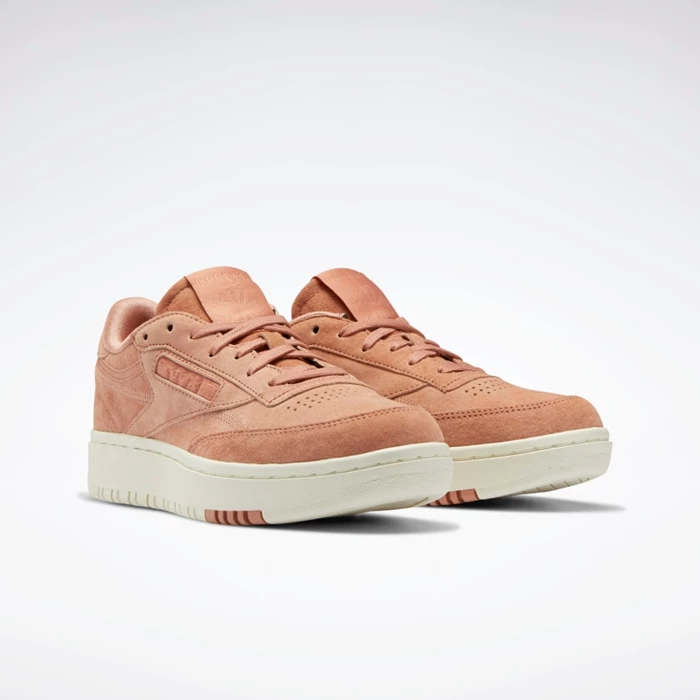 Classics Reebok Club C Double Damske Oranžové | KVDNZF315