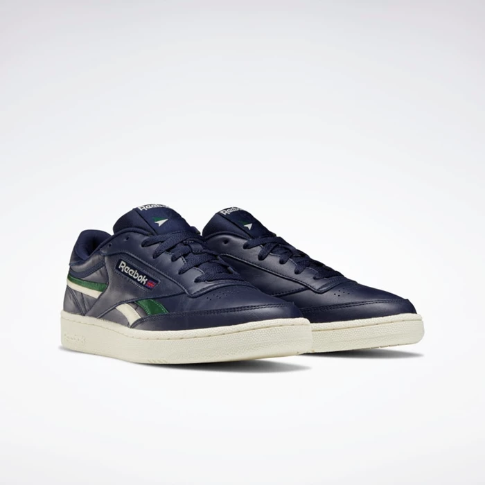 Classics Reebok Club C Revenge Damske Navy/Green | PDGEYS510